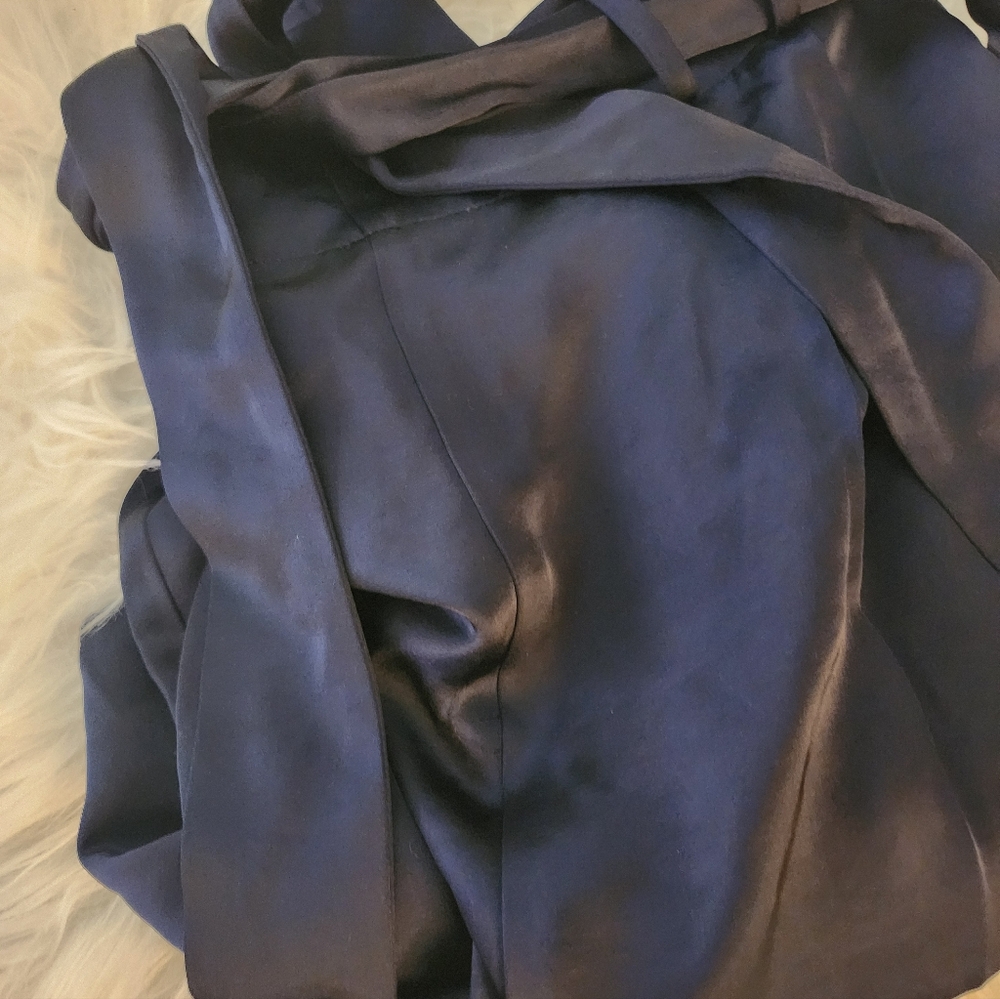 Vince Camuto Midnight Blue Tie Waist Dress Pants